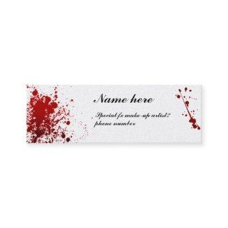 blood splatter sheen