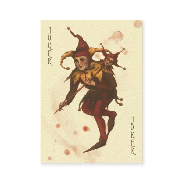 Bloodstained Joker Calling Card