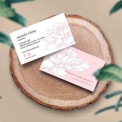 Blooming Beauty | Blush Pink Skincare esthetician