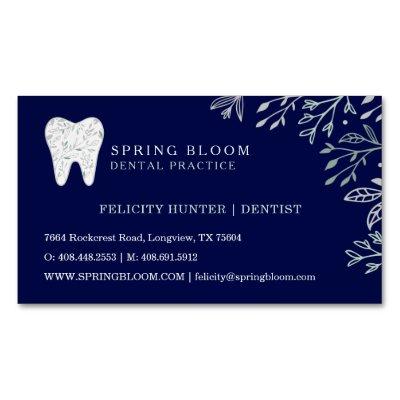 Blooming Flourishing Dental Tooth Tree Logo  Magnet