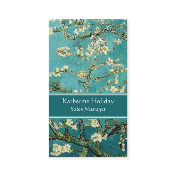 Blossoming Almond Tree Vintage Floral Van Gogh Bus