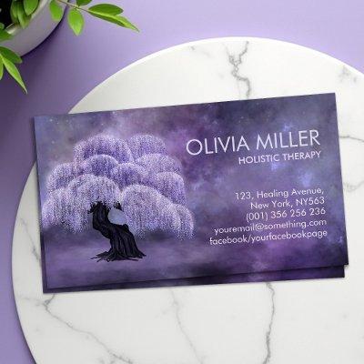 Blossoming Wisteria Tree