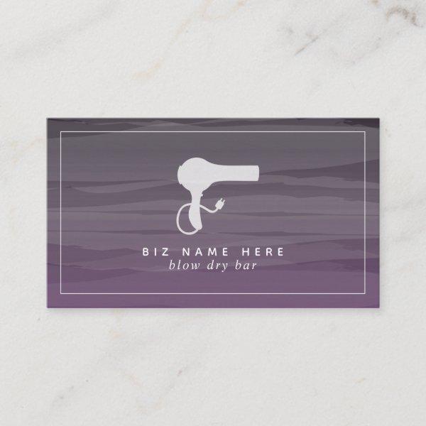 Blow Dry Bar Cosmetologist Purple Ombre