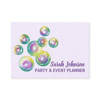 Blowing Rainbow Soap Bubbles Party Event Planner