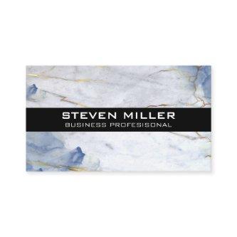 Blue and Gold Marble Background