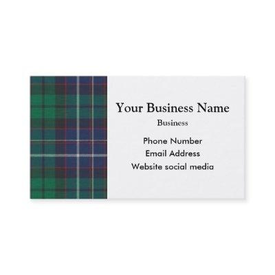 Blue and green tartan plaid