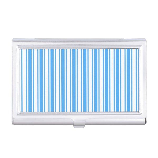Blue and white candy stripes  case