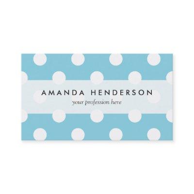 Blue and White Polka Dot Pattern