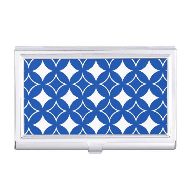 Blue and white shippo pattern holder