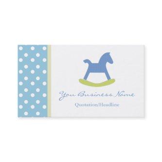 Blue and Yellow Polka Dot