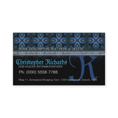 Blue+Black Medieval Tapestry Gothic