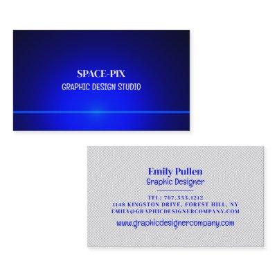 Blue Bokeh Guilloché Design, Graphic Designer