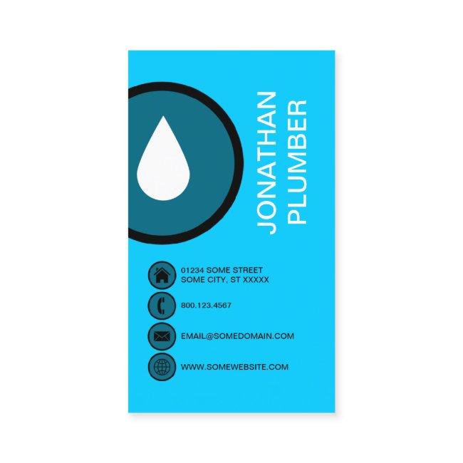 blue bubble WATER DROP