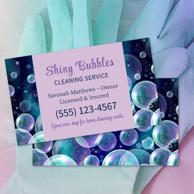 Blue Bubbles Design House Cleaning Service Square
