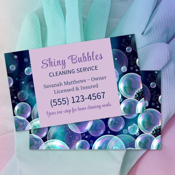 Blue Bubbles Design House Cleaning Service Square