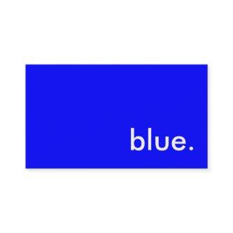 blue.
