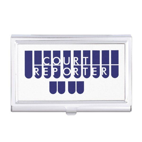 Blue colored court reporter  case