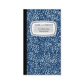 blue composition book