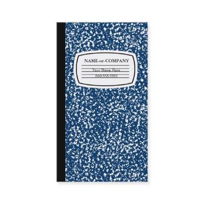 blue composition book