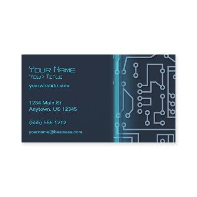 Blue Computer Circuitry