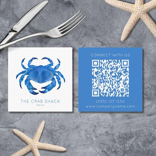 Blue Crab Seafood Restaurant QR code Square