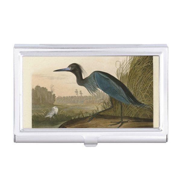 Blue Crane Heron Audubon Painting  Case