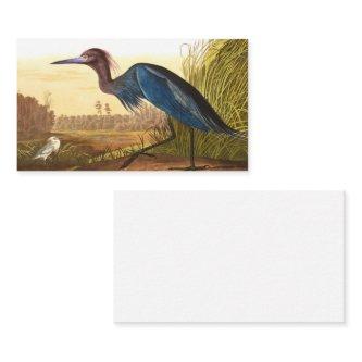 Blue Crane or Heron by John James Audubon