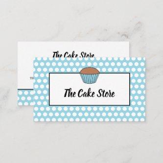 Blue Cupcake & Polka Dot, Cake Maker, Cake Store