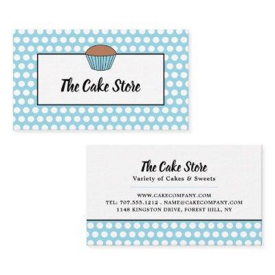 Blue Cupcake & Polka Dot, Cake Maker, Cake Store