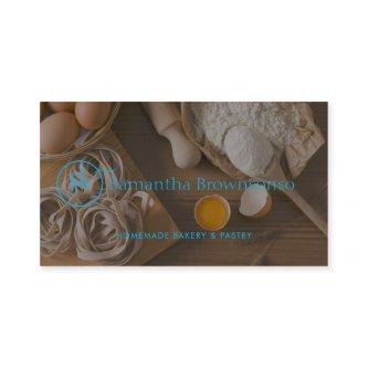 Blue Custom Photo Egg Bread Bakery