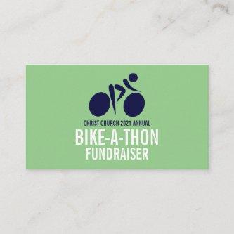 Blue Cycling Logo, Charity Bike-a-Thon Event