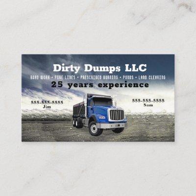Blue Dump Truck