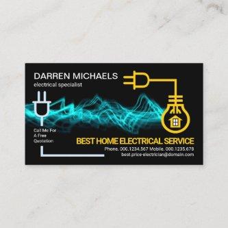 Blue Electric Lightning Circuit Wiring Electrician