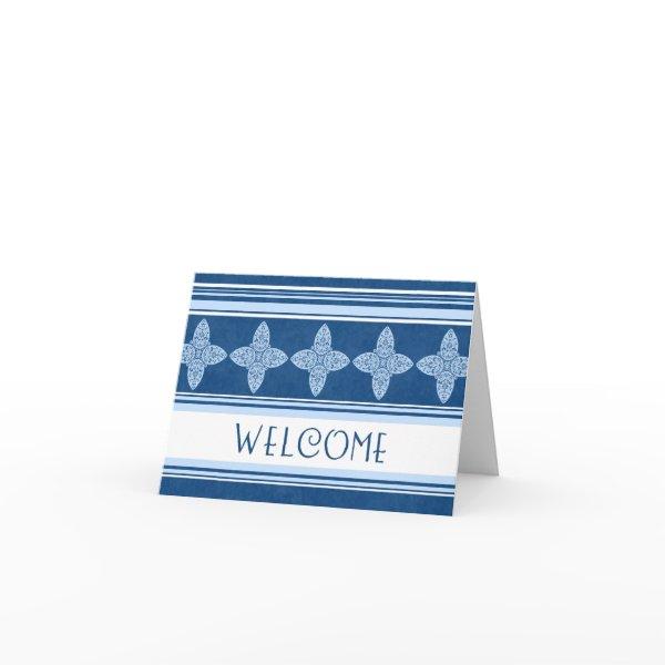 Blue Employee Welcome to the Team Card