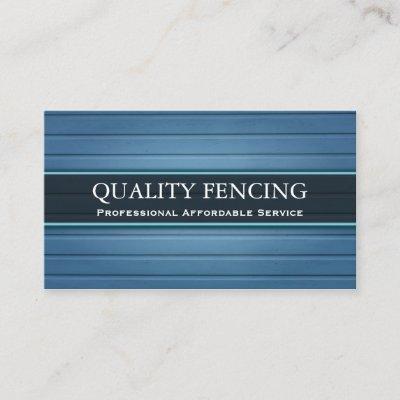 Blue Fencing / Boarding