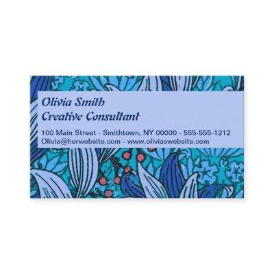 Blue Floral Antique Boho Modern