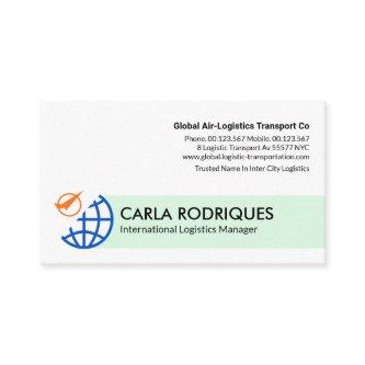 Blue Globe Airplane Orbit