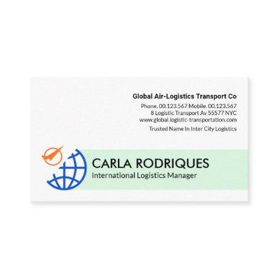 Blue Globe Airplane Orbit