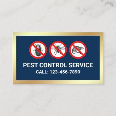 Blue Gold Bugs Removal Pest Control Service