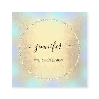 Blue Gold Holograph Professional Makeup Glitter Square