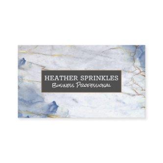 Blue Gold Marble Background
