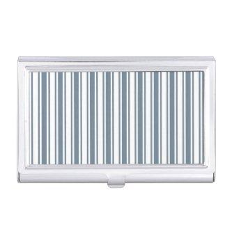 Blue-gray and white candy stripes  case