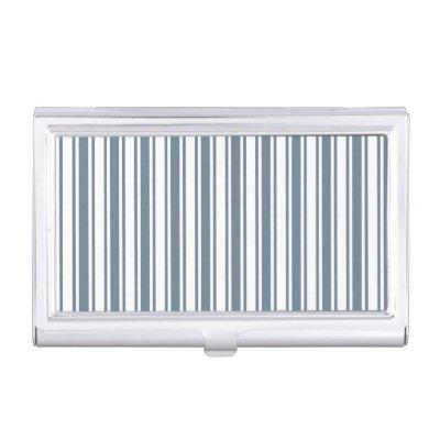 Blue-gray and white candy stripes  case