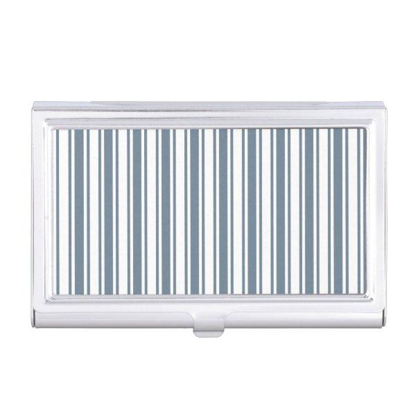 Blue-gray and white candy stripes  case