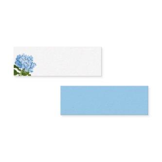 Blue Hydrangea Blank Place Card