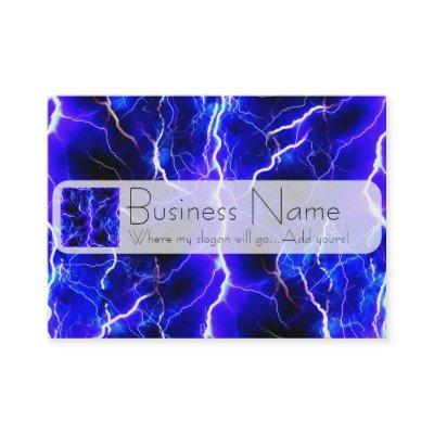 Blue Lightning Pattern