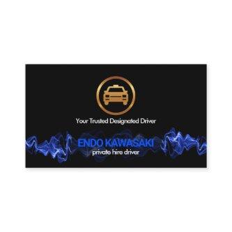 Blue Lightning Pulse Gold Taxi Designated Driver