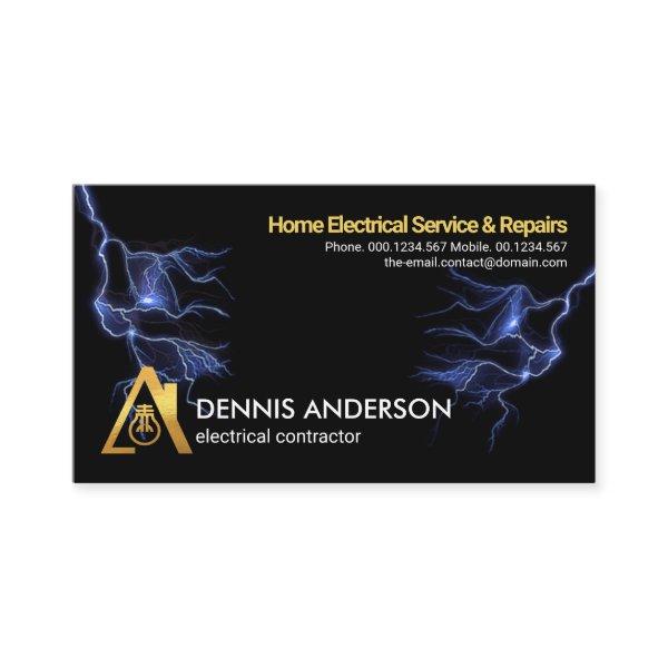 Blue Lightning Strikes Electrician Service