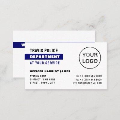 Blue Line & Logo, Police Officer, Law Enforcement