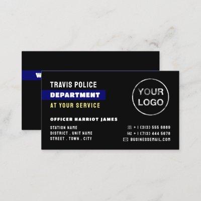 Blue Line & Logo, Police Officer, Law Enforcement